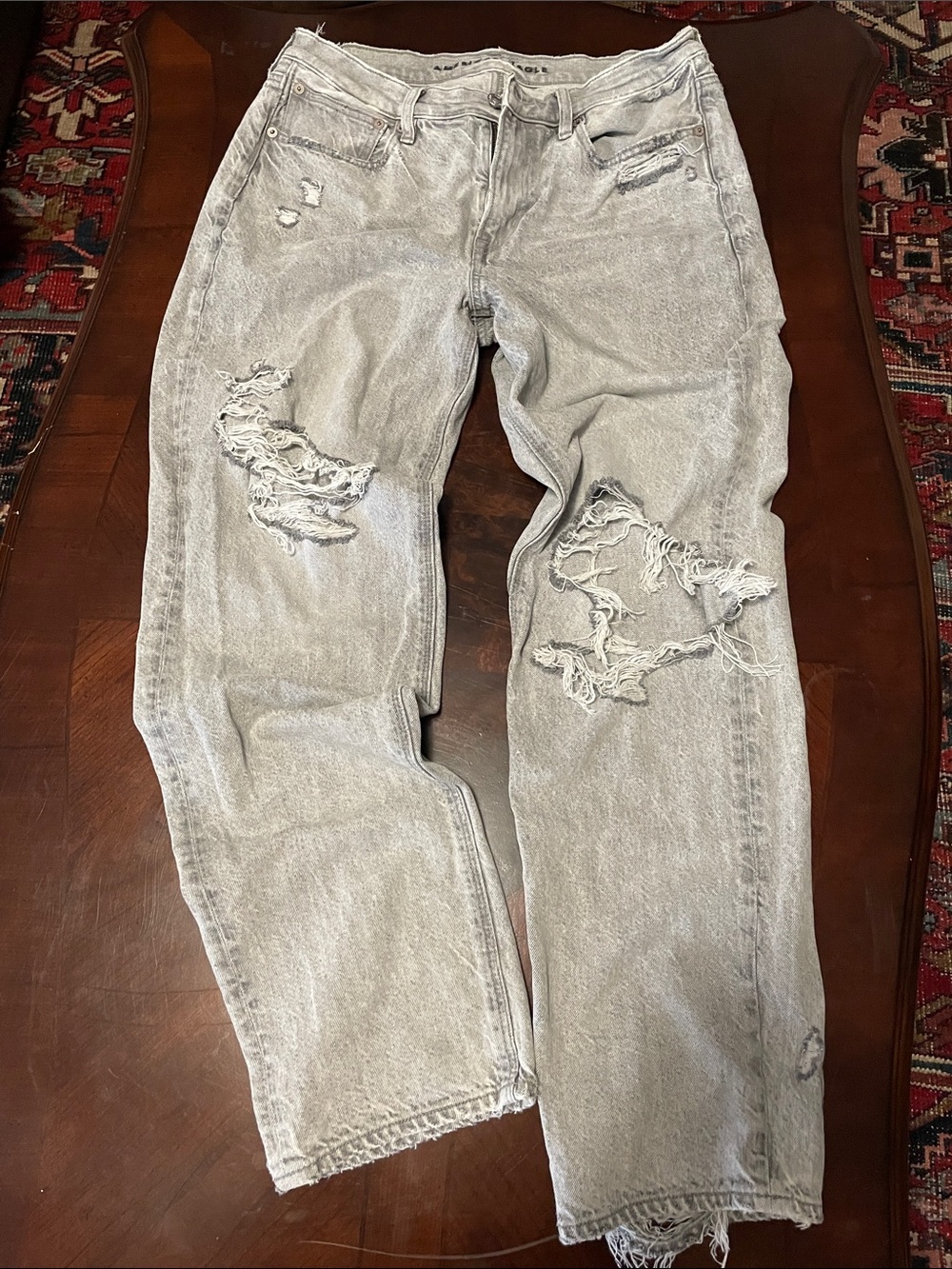 🦅American Eagle® Amazingly Soft Sz 10 Regular  Super Cool Distressed 🦅